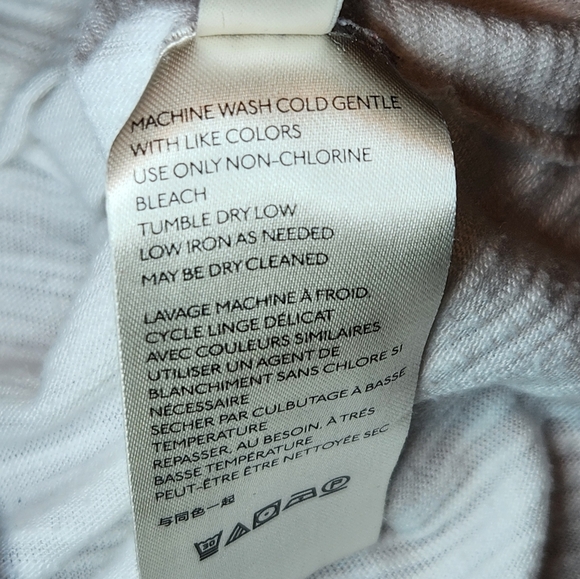 We the Free Oversized Cap Sleeve V-Neck High Low White Tee Size Small - Picture 5 of 7